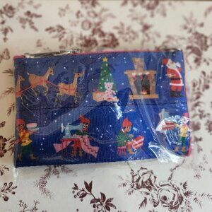 Harveys Seatbelt Santa's Workshop Coin Purse Christmas Elf Santa Elves